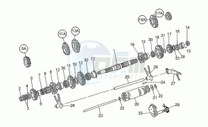 Daytona 1000 RS RS drawing Driven shaft