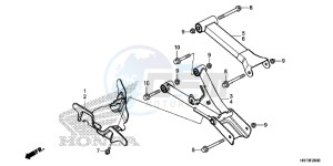 TRX420FA6H Europe Direct - (ED) drawing REAR ARM