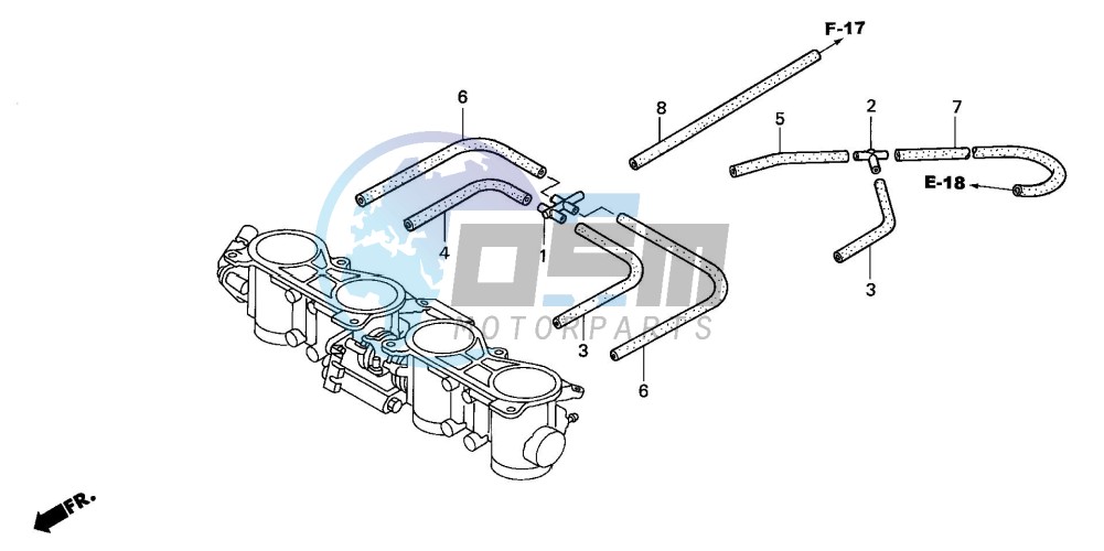 THROTTLE BODY (TUBING)