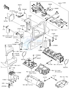 JET SKI ULTRA 310R JT1500NEF EU drawing Fuel Injection