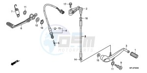 CBR1000RA9 Europe Direct - (ED / ABS) drawing PEDAL