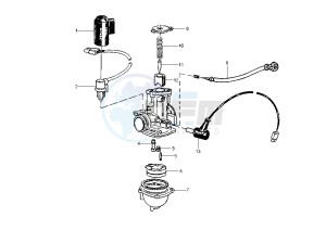 Hexagon 125-150 drawing Carburetor