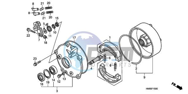 REAR BRAKE DRUM