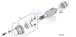 ST1300AE Pan Europoean - ST1300 UK - (E) drawing PRIMARY SHAFT