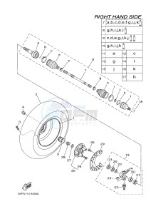 YXM700ES YXM700PSF VIKING EPS SPECIAL EDITION (1XPV) drawing FRONT WHEEL 2