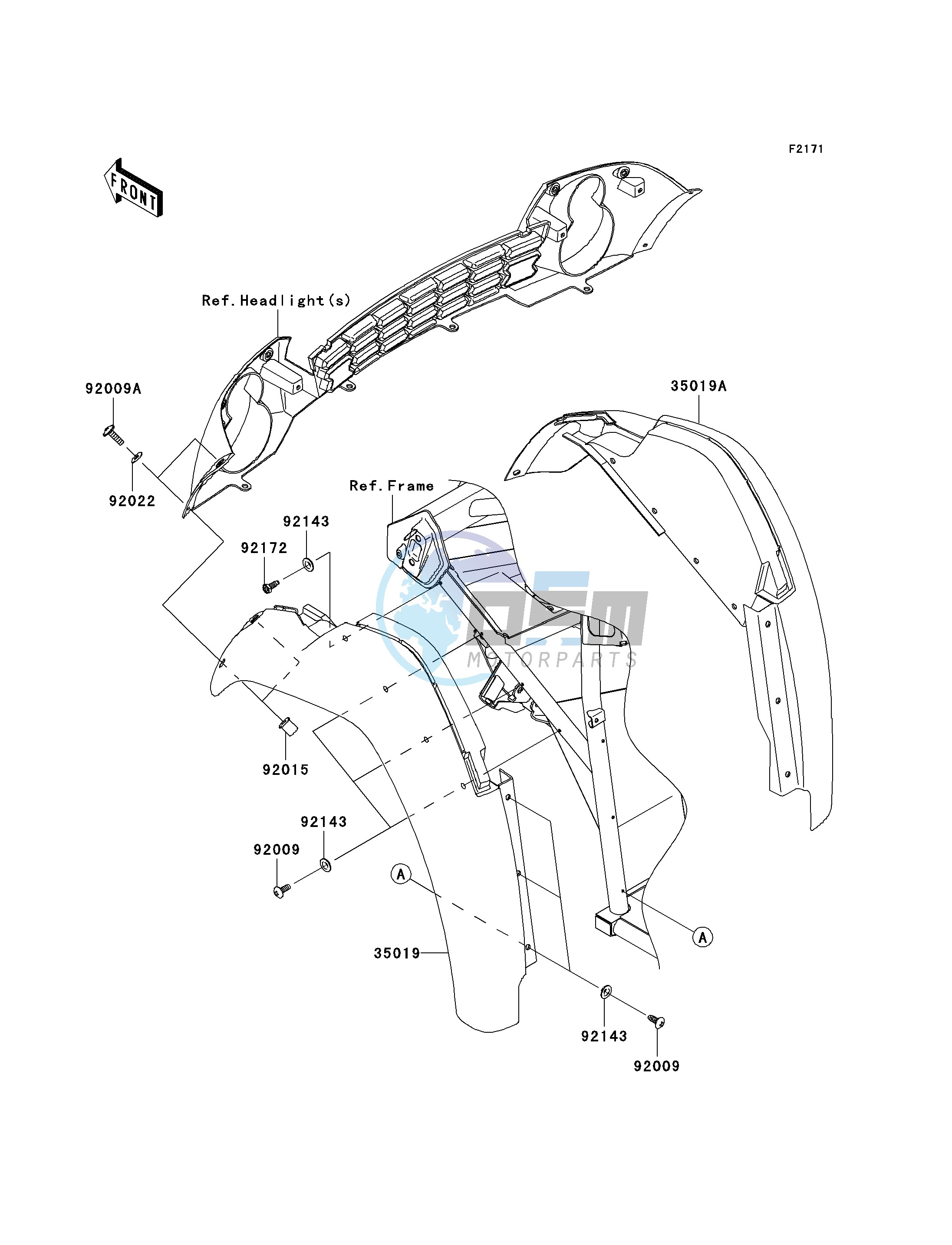 FRONT FENDER-- S- -