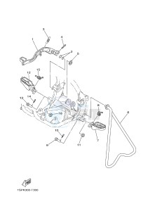 YZ85LW (1SPK) drawing STAND & FOOTREST