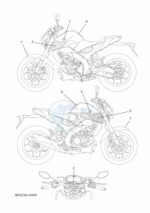 MT125 MTN125-A (BGW2) drawing GRAPHIC & EMBLEM