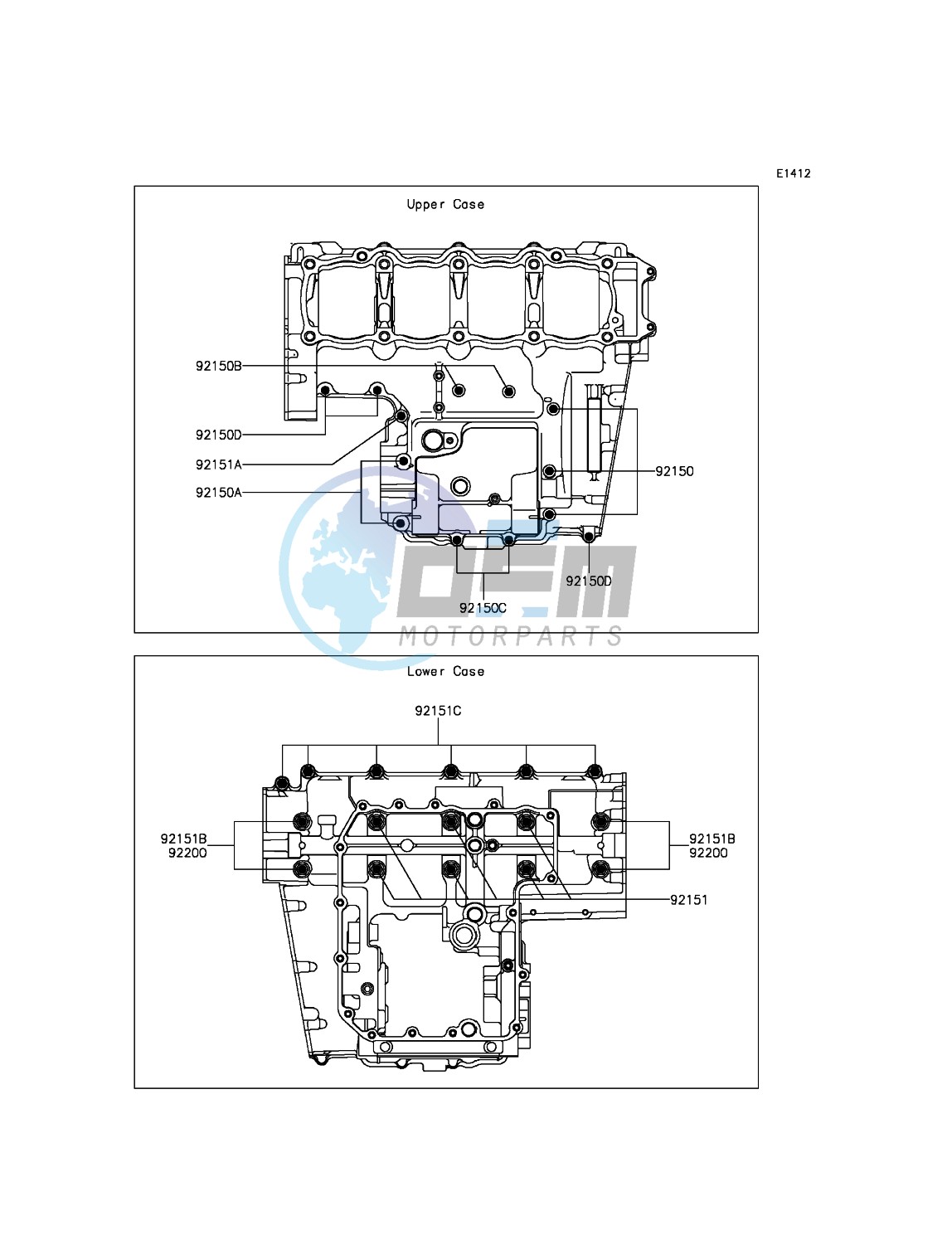 Crankcase Bolt Pattern