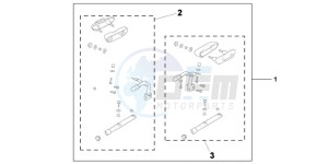 NC700DD INTEGRA E drawing KIT PANNIER SUPPO