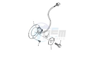 XJR 1200 drawing PICK UP COIL-GOVERNOR