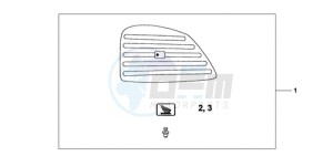 XL700VA9 France - (F / ABS CMF) drawing NARROW PANNINR PA