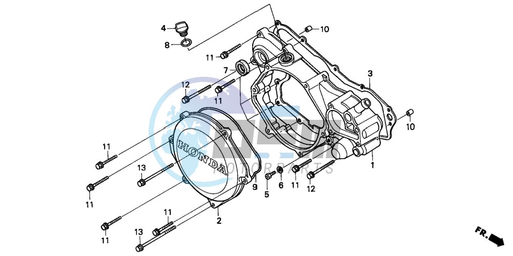 RIGHT CRANKCASE COVER