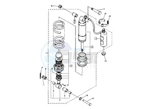 XTZ TENERE 660 drawing REAR SHOCK ABSORBER