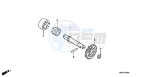 CRF450RA Australia - (U) drawing OIL PUMP