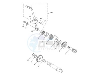 YZ 85 drawing STARTER