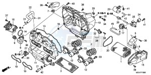 CBR600FC drawing AIR CLEANER