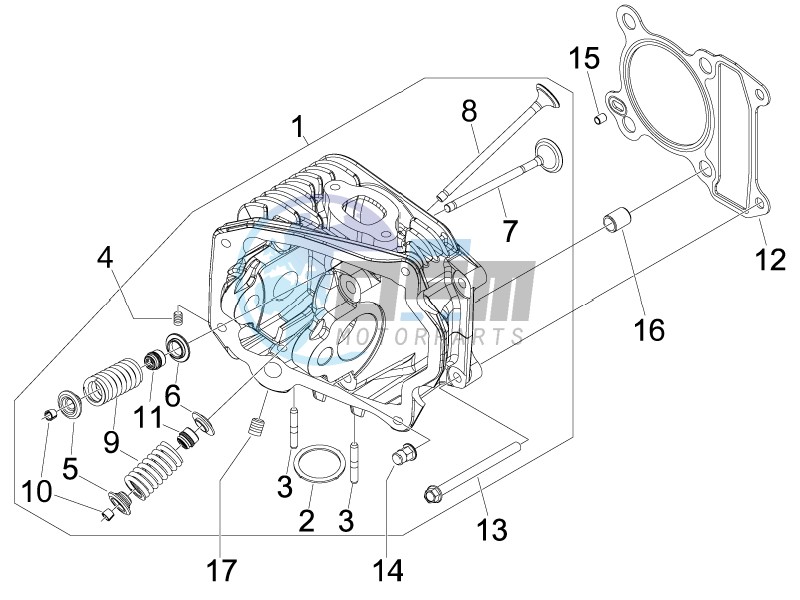 Cilinder head unit - Valve