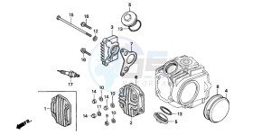 ST50 drawing CYLINDER HEAD COVER