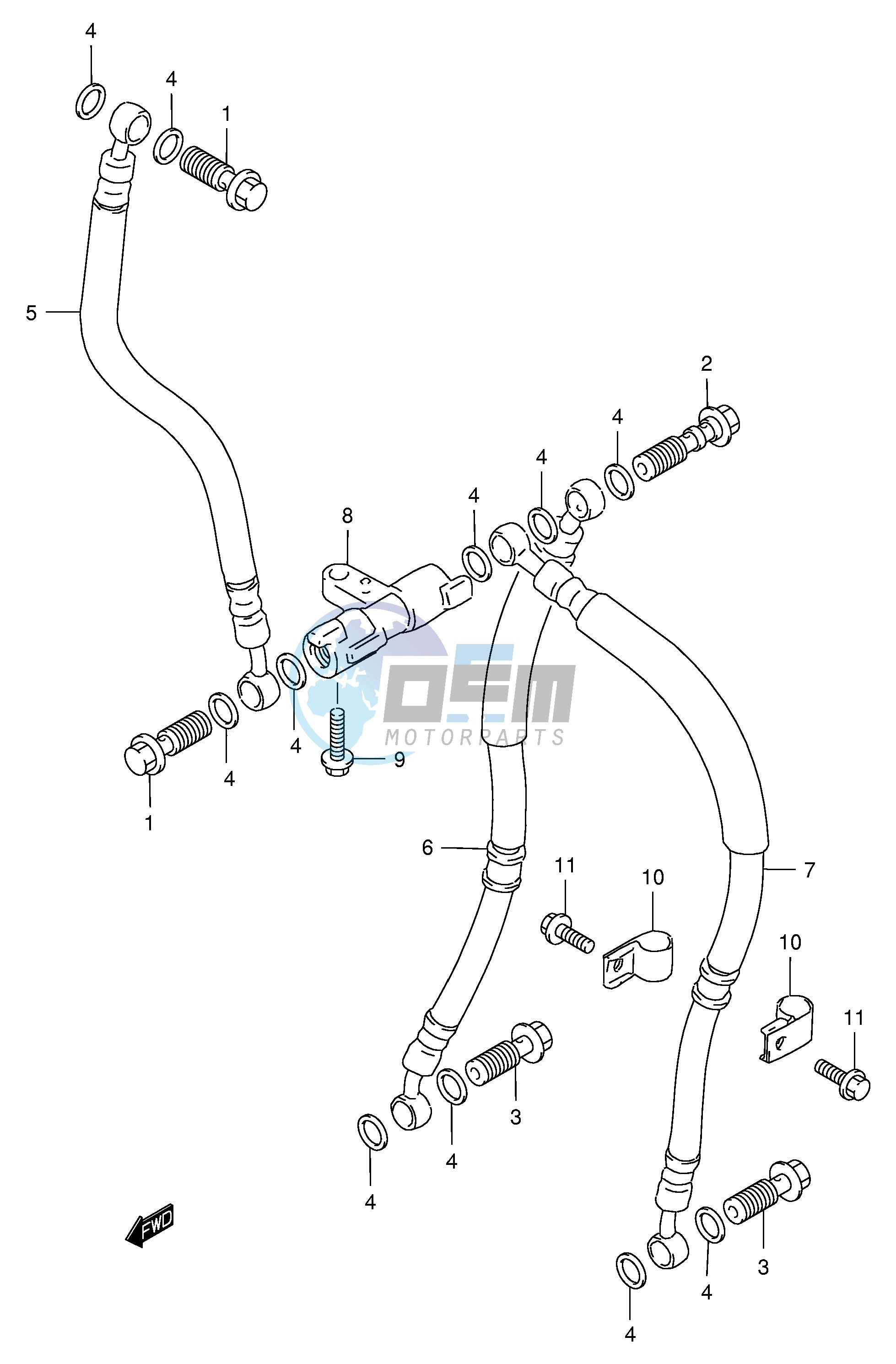 FRONT BRAKE HOSE