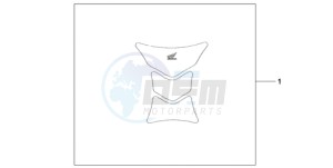 CBR1000RA9 Korea - (KO / ABS MME) drawing TANK PAD