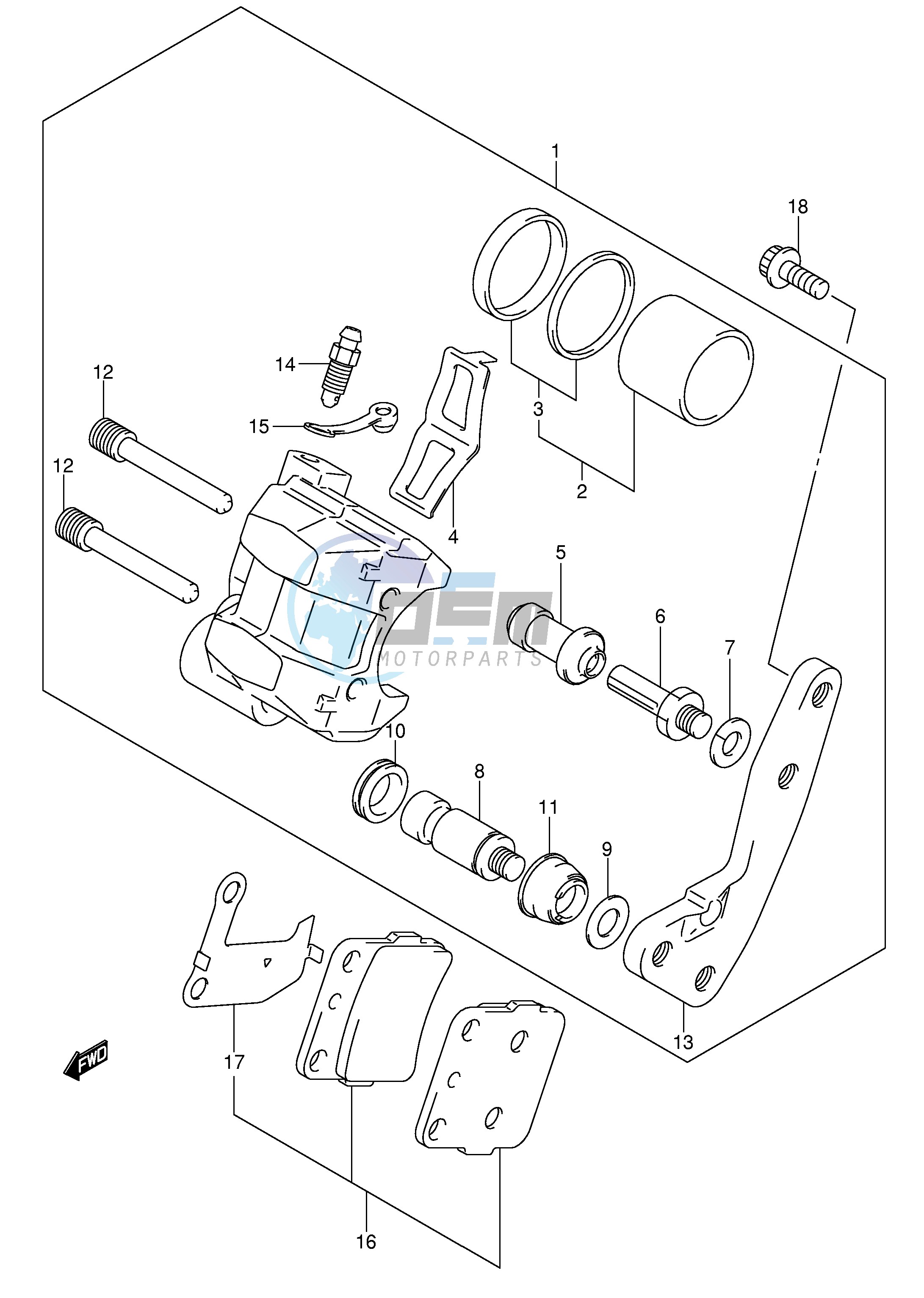 FRONT CALIPER