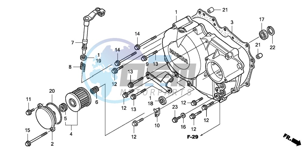 RIGHT CRANKCASE COVER