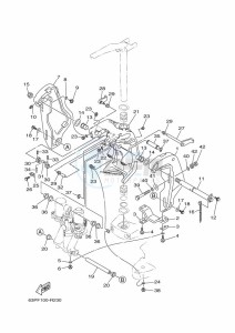 LF150XB-2017 drawing FRONT-FAIRING-BRACKET