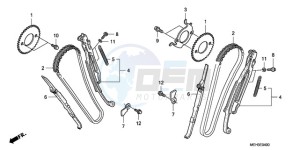 NSA700A9 Australia - (U / MME REF) drawing CAM CHAIN/TENSIONER