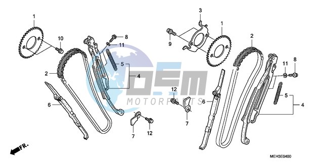 CAM CHAIN/TENSIONER