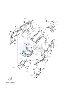 MT07A MT-07 ABS 700 (BU23) drawing SIDE COVER