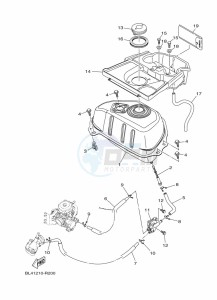 XC115F  (BL75) drawing FUEL TANK