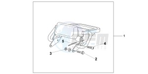 CB1300S CB1300SUPER FOUR drawing REAR CARRIER