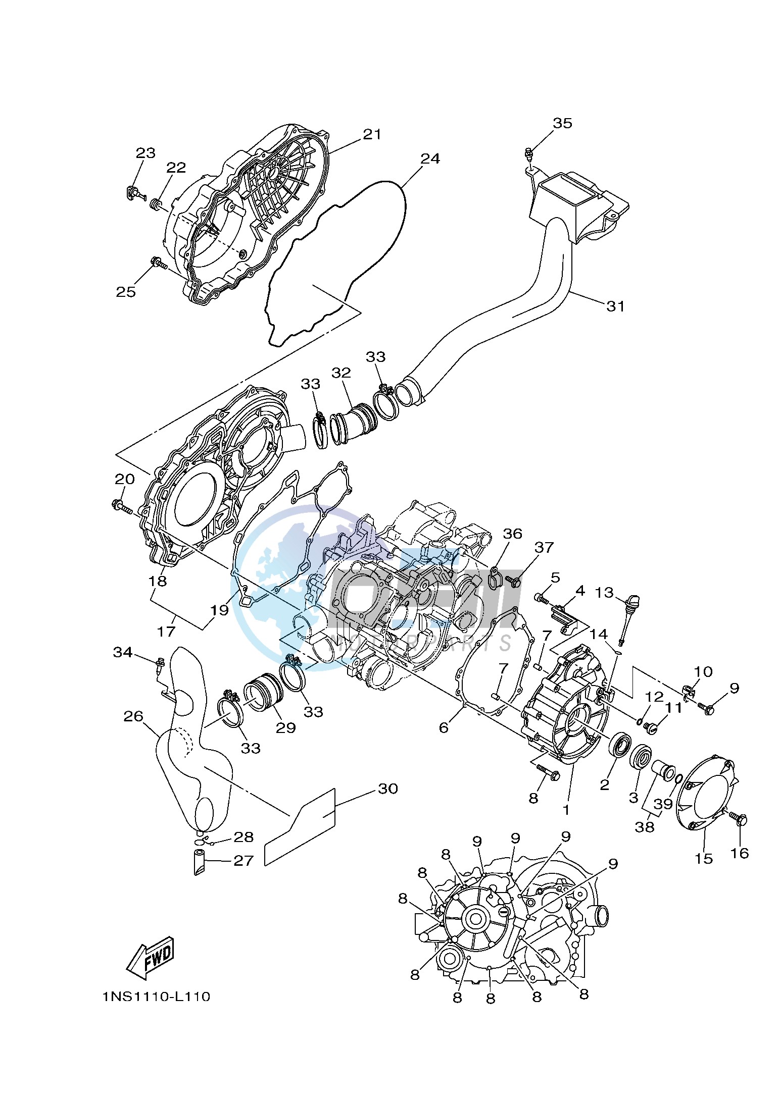 CRANKCASE COVER 1