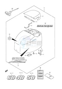 DF 50A drawing Engine Cover