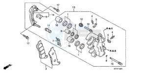 SH1259 France - (F / CMF 2F) drawing FRONT BRAKE CALIPER (SH1259/1509)