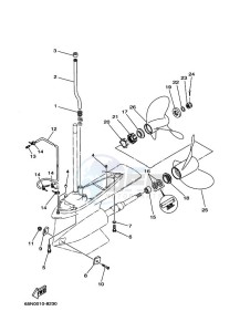 D150H drawing PROPELLER-HOUSING-AND-TRANSMISSION-3