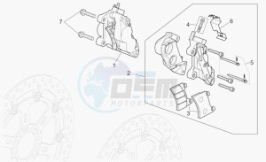 Griso V 850 IE IE drawing Front brake caliper