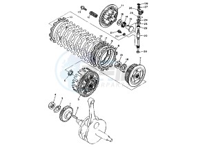 XT Z TENERE 660 drawing CLUTCH