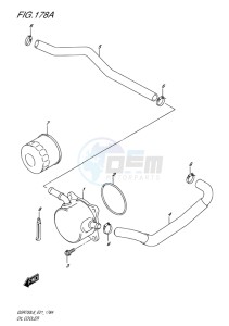 GSR750 ABS EU drawing OIL COOLER