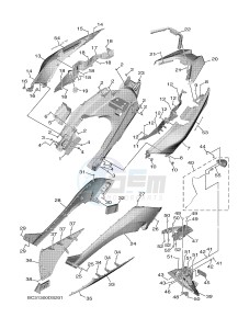 XP530D XP530D-A TMAX DX ABS (BC33) drawing SIDE COVER