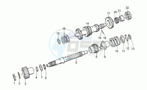 Strada 1000 drawing Gear box