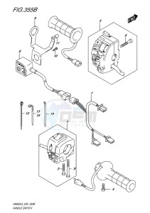 AN650Z ABS BURGMAN EXECUTIVE EU-UK drawing HANDLE SWITCH