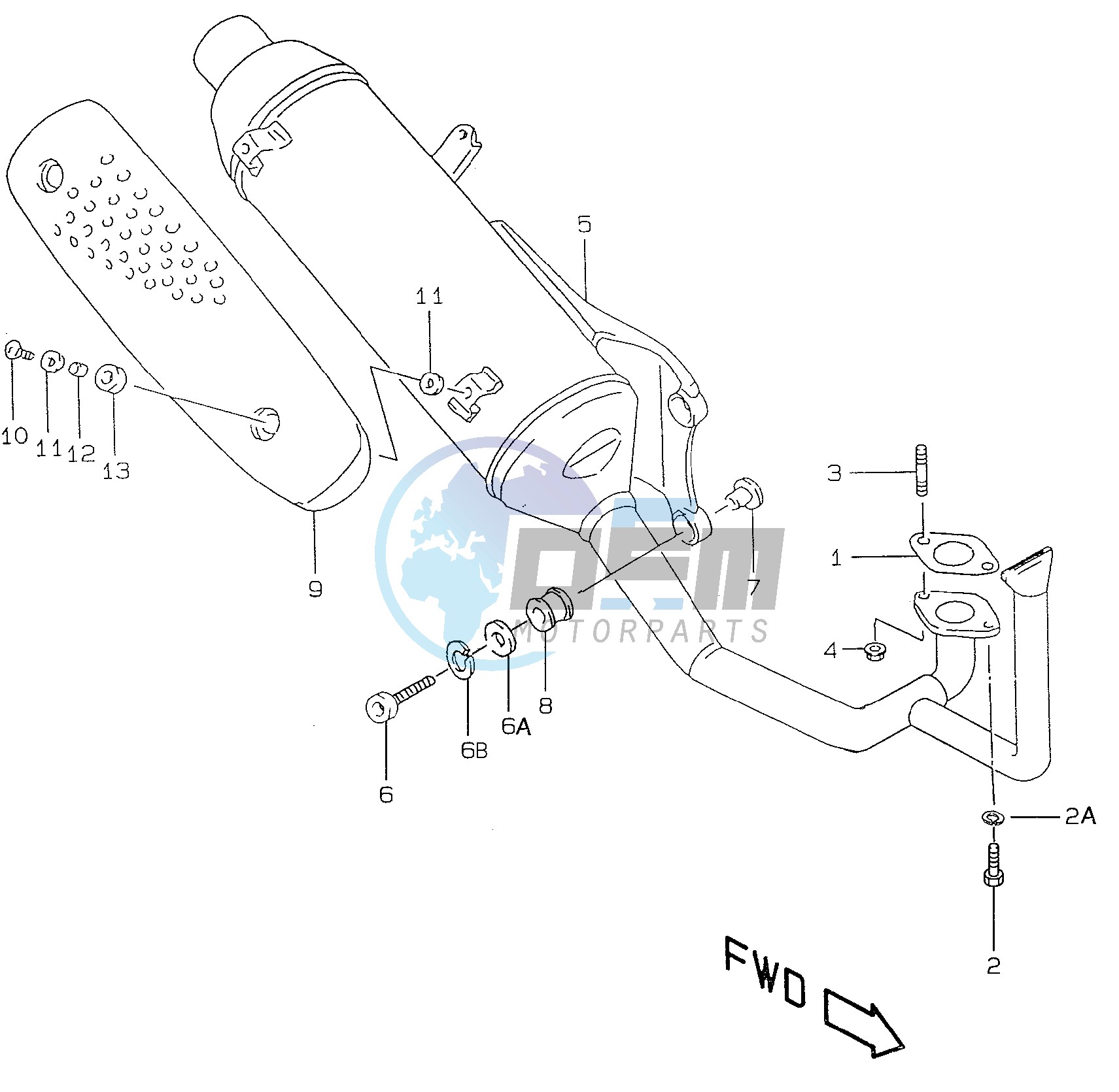 MUFFLER (model X Y P26)