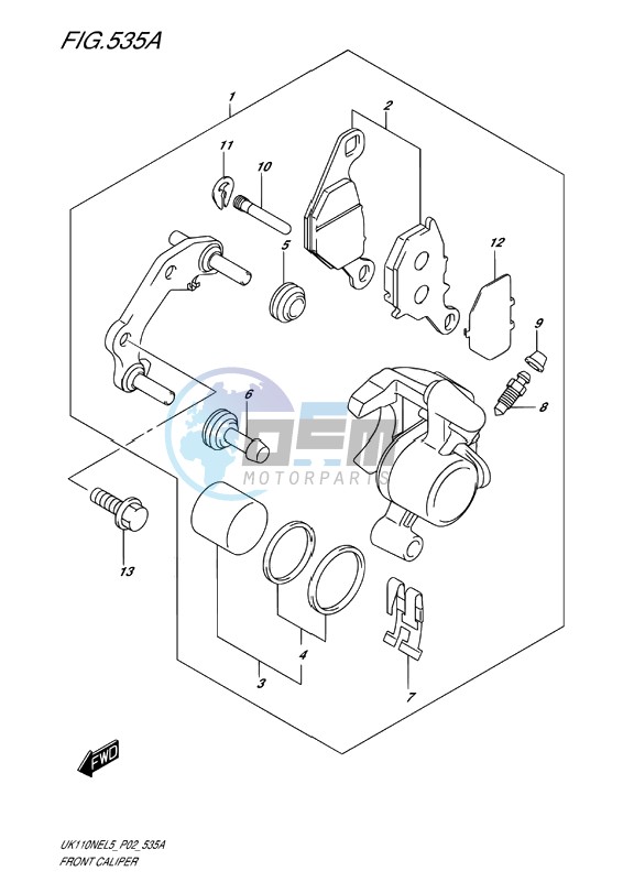 FRONT CALIPER