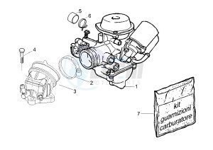 X8 125 drawing Caburetor Assy