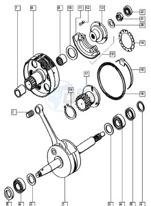 TAXXITY_25-45kmh_K2-K5 50 K2-K5 drawing Crankshaft