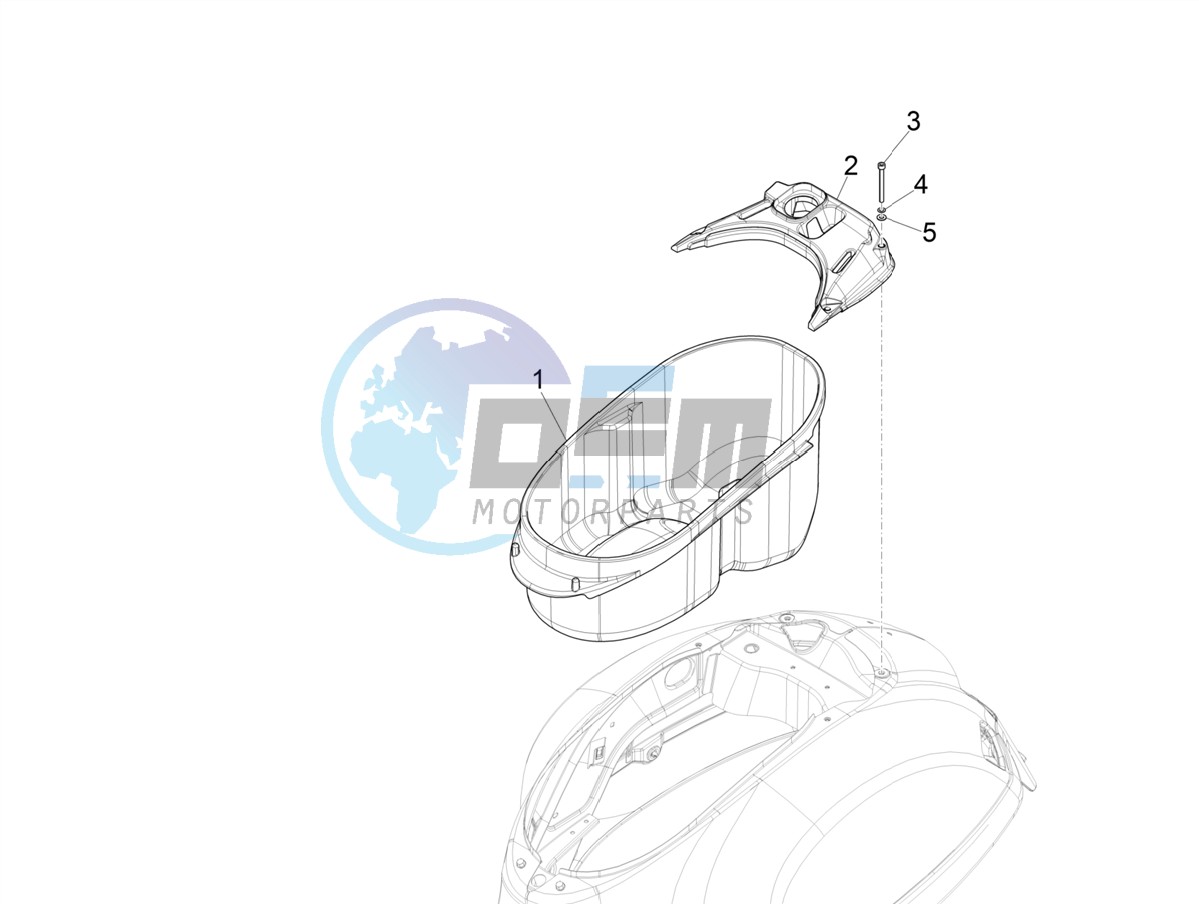 Helmet housing - Undersaddle