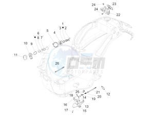 Sprint iGet 125 4T 3V ie ABS (APAC) drawing Locks