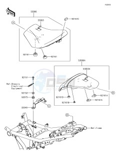 NINJA 650 EX650KJFA XX (EU ME A(FRICA) drawing Seat